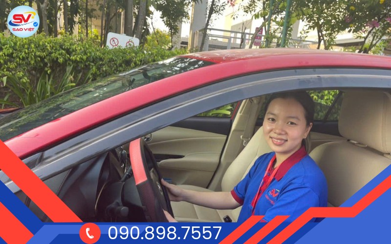 học viên học lái xe
