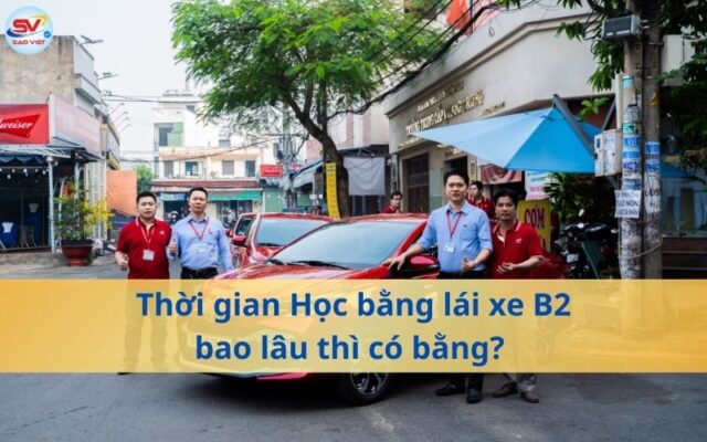 Học B2 mất bao lâu và khi nào có bằng B số sàn